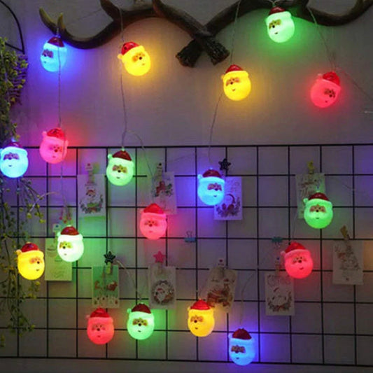 Waterproof Santa Claus LED string lights for Christmas tree decoration