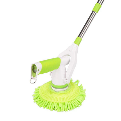 Premium Rechargeable Electric Cleaning Brush Mop with 180-degree rotation and adjustable length for efficient home cleaning