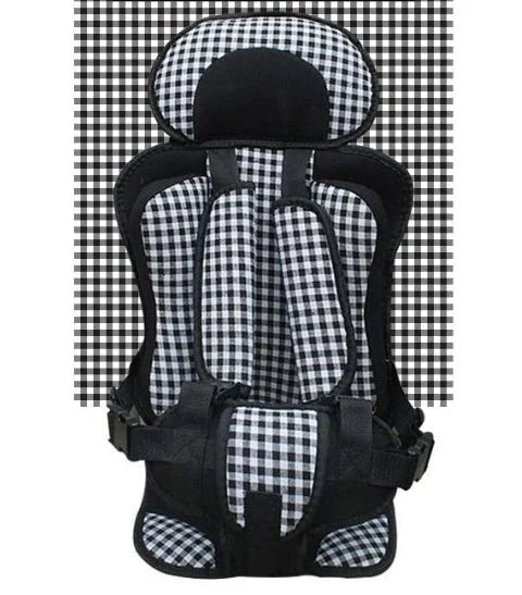 Deluxe Convertible Car Seat with adjustable recline, five-point harness, and removable, machine-washable cover