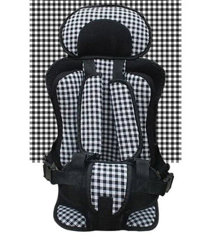 Deluxe Convertible Car Seat with adjustable recline, five-point harness, and removable, machine-washable cover