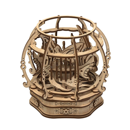 Fashion Simple Oak Oasis Shape Puzzle Toys - Educational wooden puzzle for children