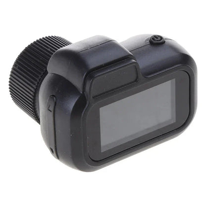 Compact 1080p HD mini camera with touchscreen display for capturing photos and videos on the go