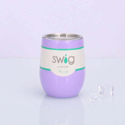 Premium Stainless Steel Insulated Wine Tumbler in Various Vibrant Colors - 12 oz Capacity, Vacuum Sealed Design