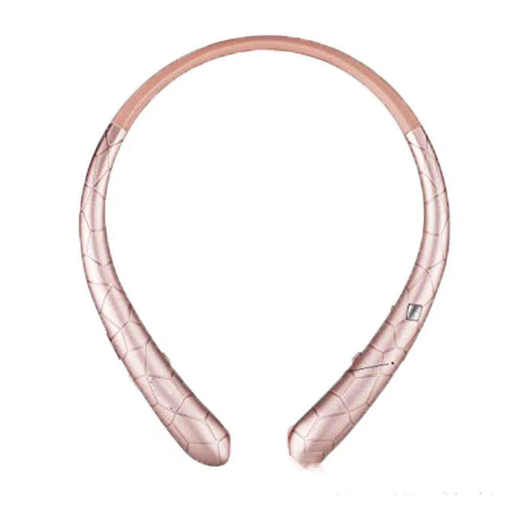 Sports Bluetooth Headphones with retractable wire and neckband design
