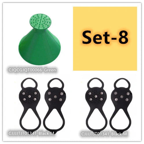 Silicone Climbing Non-Slip Shoe Grip for icy and snowy conditions