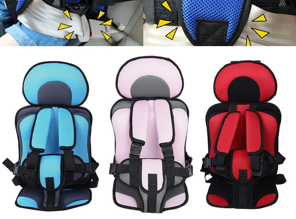 Deluxe Convertible Car Seat with adjustable recline, five-point harness, and removable, machine-washable cover