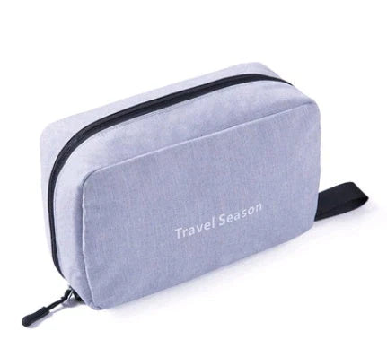 Versatile Travel Organizer: Portable Hanging Makeup Bag with Ample Storage Pockets for Essentials