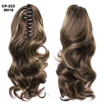 Stylish and realistic-looking hair extension ponytail wrap for versatile hairstyle upgrade