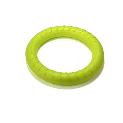 EVA Dog Training Toy Pull Ring in vibrant colors for interactive play