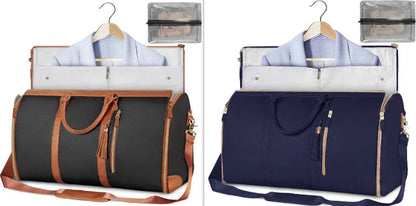 Versatile travel duffel bag for women with waterproof and foldable design, available in various color options