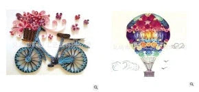 Premium DIY Quill Art Craft Kit with multicoloured paper strips and essential tools for paper quilling