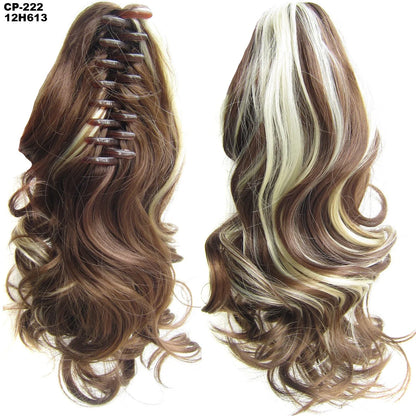 Stylish and realistic-looking hair extension ponytail wrap for versatile hairstyle upgrade