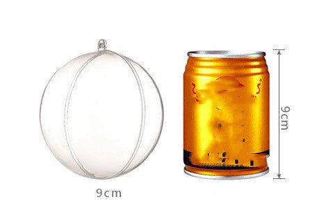 Eco-friendly PS plastic decorative hanging balls for festive and creative decorations