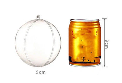 Eco-friendly PS plastic decorative hanging balls for festive and creative decorations