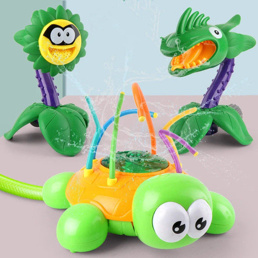Cartoon sprinkler water toy for baby and toddler summer play