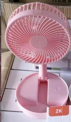 Versatile portable USB cooling fan with adjustable settings and long-lasting battery for use in home, outdoor, and camping environments