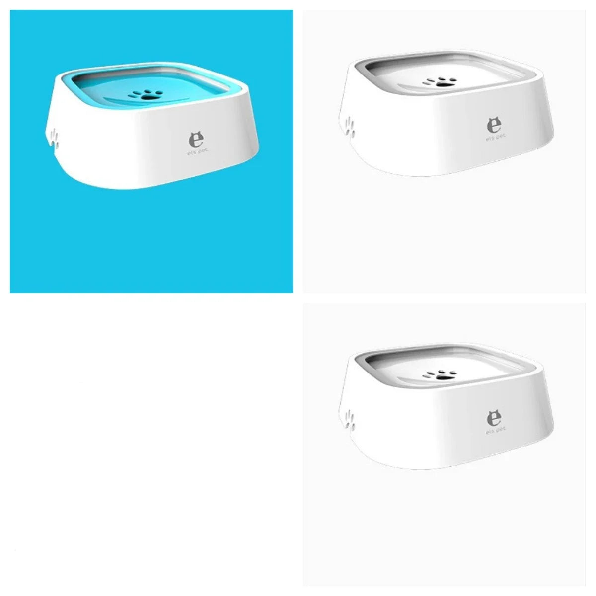 Spill-Proof Floating Pet Water Bowl with Slow Water Intake, Premium ABS & PP Construction, Available in Various Colors and Quantities
