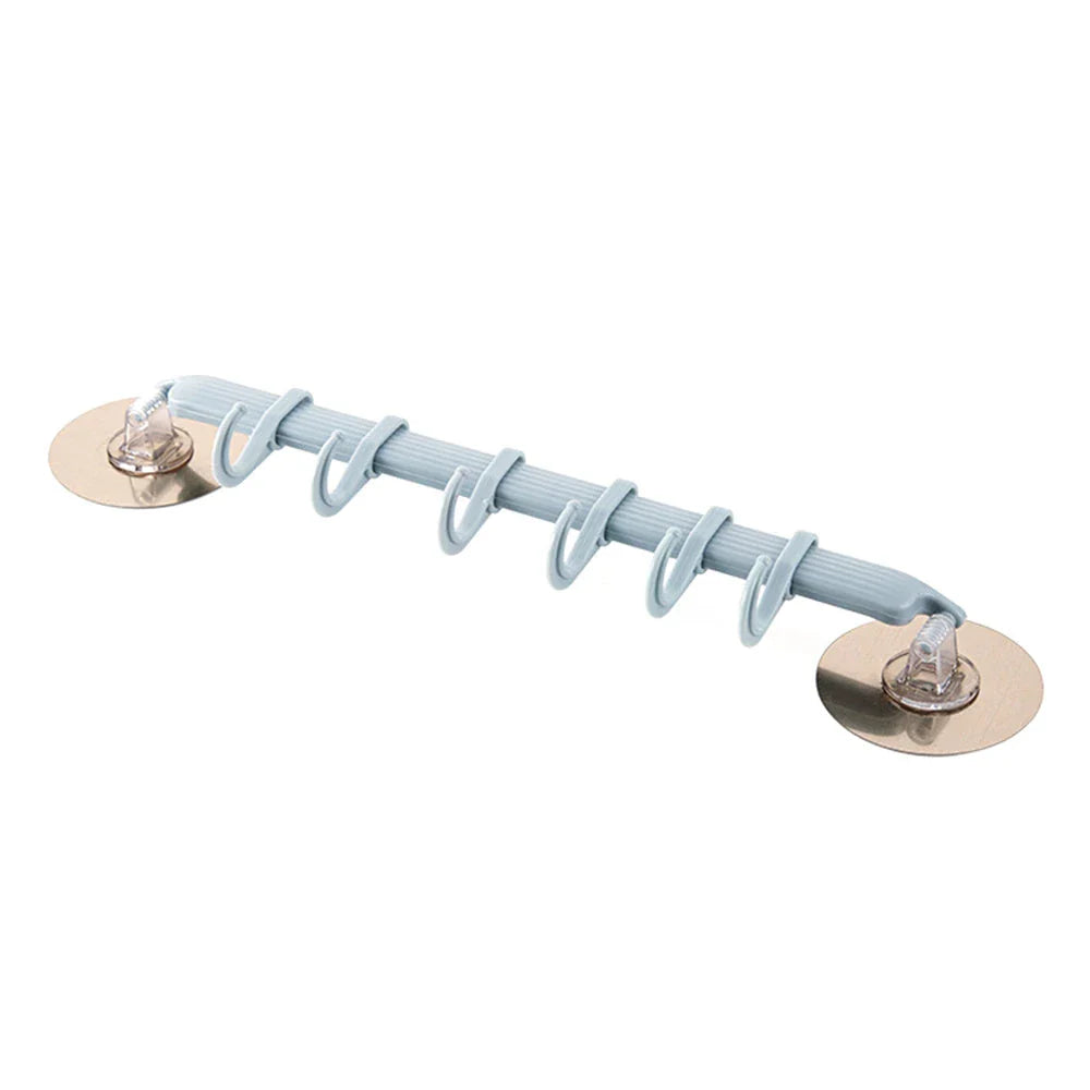 Premium adhesive wall hooks in various colours for organised storage in the kitchen, bathroom, and home