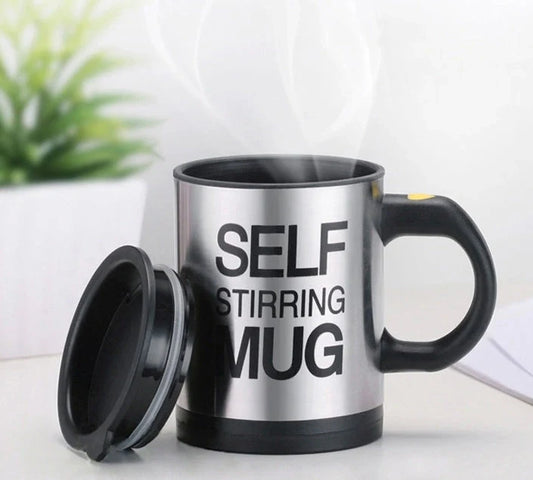 Automatic stirring electric mug in various colours with leak-proof design