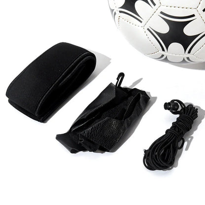 Adjustable Football Trainer for solo soccer skills practice