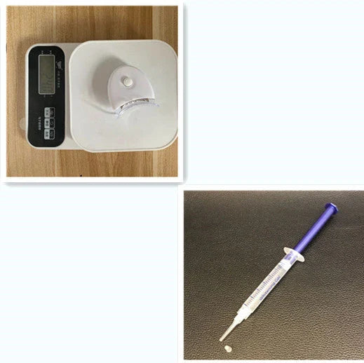 Premium teeth whitening kit with LED light for a dazzling, radiant smile