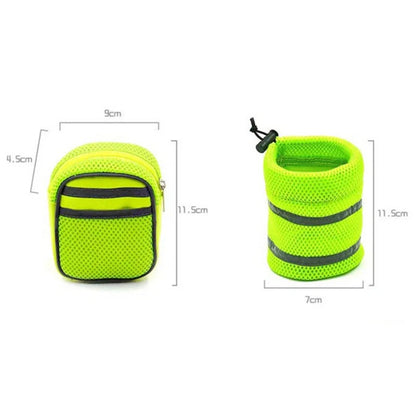 Adjustable hands-free dog leash with waist bag in various colours