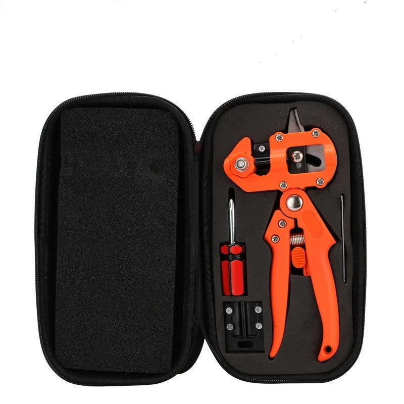 Tool steel grafting pruning shears for precise branch shaping