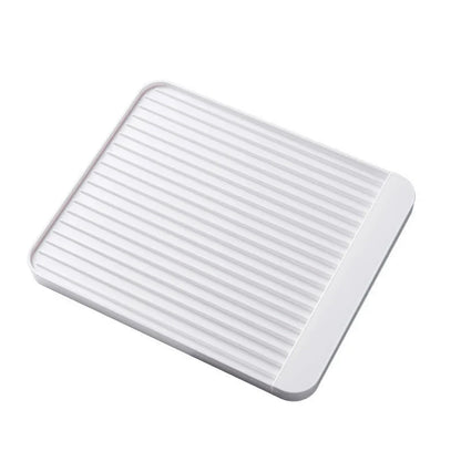 Sleek and modern dish draining tray with two-part design for efficient kitchen organisation