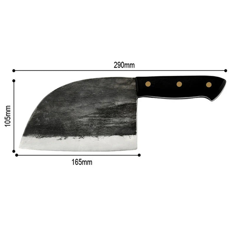 Premium stainless steel meat cleaver knife with ergonomic handle and razor-sharp, durable blade for efficient cutting in the kitchen