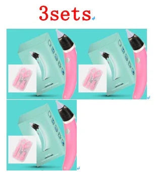 Electric Nasal Aspirator with Adjustable Suction Levels for Gentle Mucus Removal in Babies