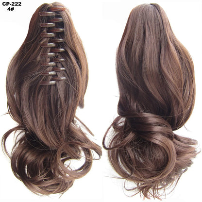 Stylish and realistic-looking hair extension ponytail wrap for versatile hairstyle upgrade