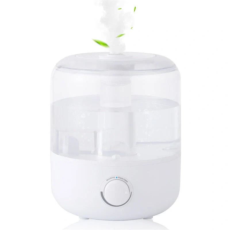 3L Mechanical Humidifier with BPA-free PVC and low water level protection