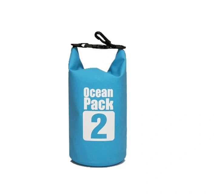 2L waterproof dry bag in various colours for outdoor activities