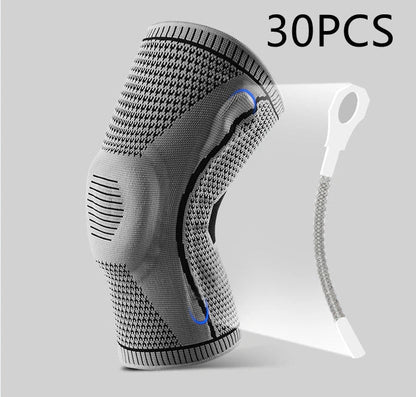Silicone Spring Knee Pads for sports and fitness with patella protector