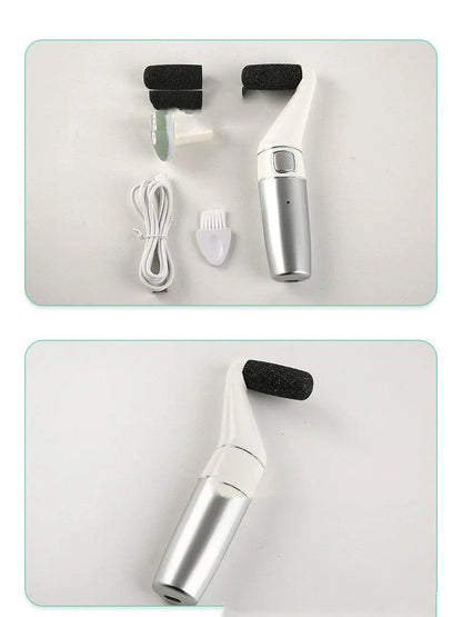 Premium Electric Foot Grinder with Interchangeable Rollers for Callus Removal and Nail Care