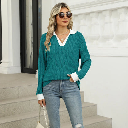 Stylish loose-fit long-sleeve tops for women in a variety of sophisticated colours, featuring premium Rayon fabric and relaxed silhouettes.