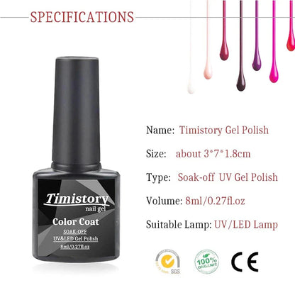 Premium 80W UV Nail Gel Curing Lamp Set with gel polishes, base coat, and top coat for salon-quality manicures at home