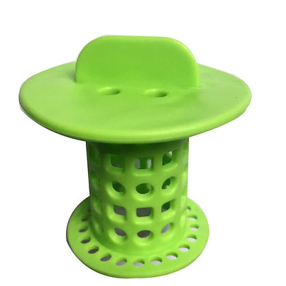 Anti-clogging plastic sink filter for kitchen and bathroom in multiple colors
