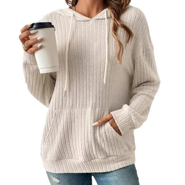 Stylish and comfortable drawstring hoodie sweatshirt with pockets in various colors