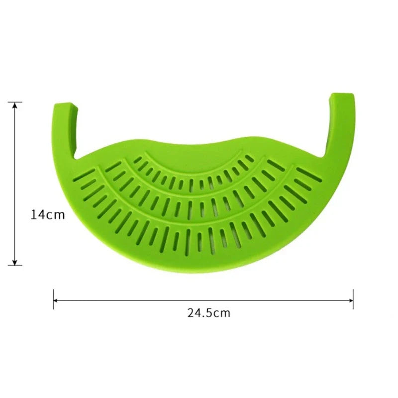 Premium Silicone Food Oil Drainer for Pots, Pans and Bowls - Effortless Drainage and Cleanup