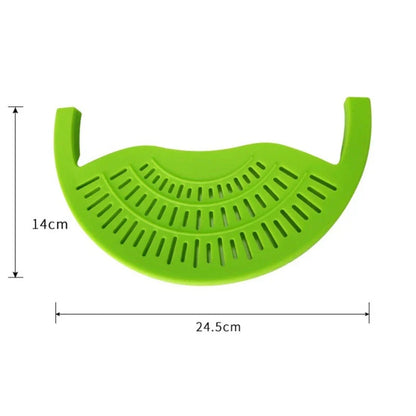 Premium Silicone Food Oil Drainer for Pots, Pans and Bowls - Effortless Drainage and Cleanup