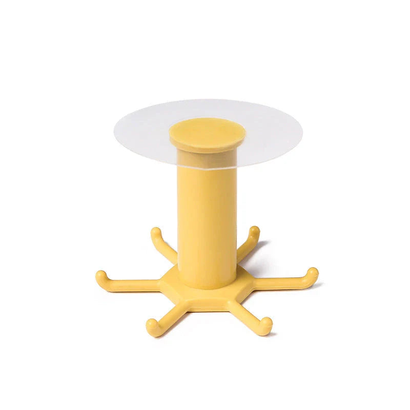 A versatile spoon, spatula, and utensil organiser stand with a telescopic design and 360-degree swivel function.
