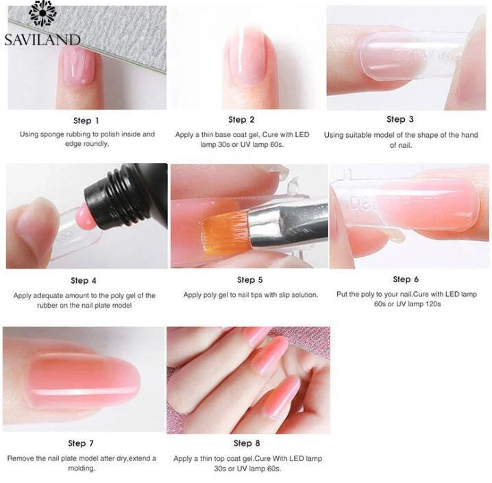 15g Coloured Crystal Nail Extension Glue for vibrant, durable nail art