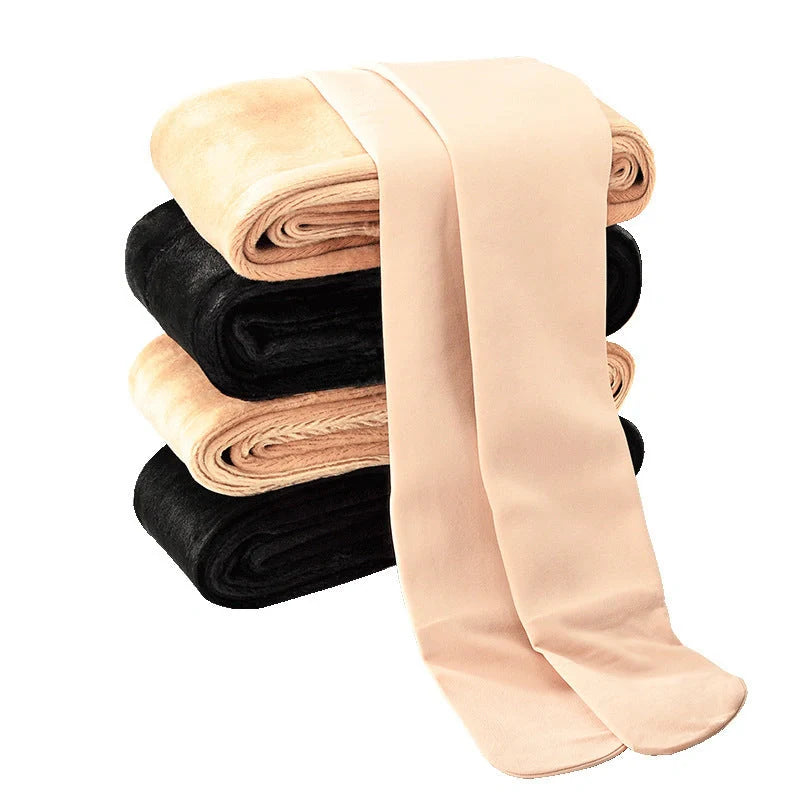 Winter Plus Velvet Thick Adjustable Pantyhose Leggings in Korean style boot pants length