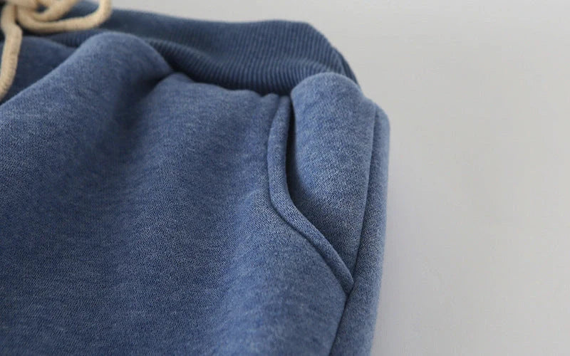 Cotton lamb velvet padded sweatpants in various colours and sizes