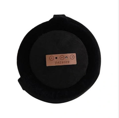 Bluetooth Earmuffs Headphones with warm plush lining for winter comfort