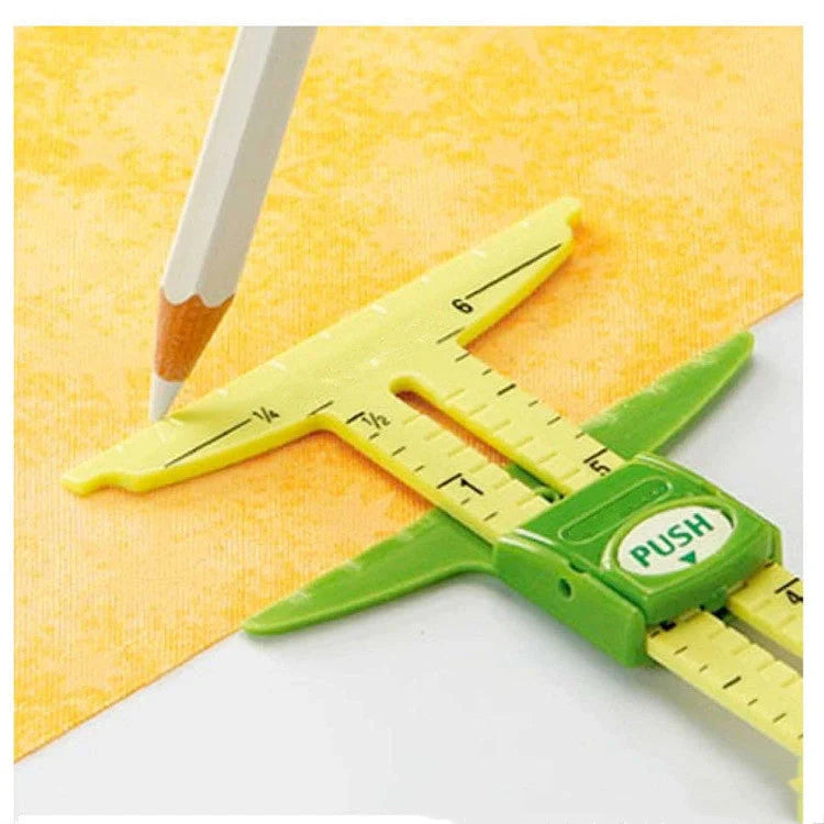Multifunctional patchwork ruler for sewing and cutting projects