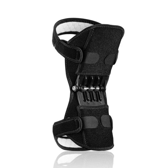 Breathable joint support knee pads in black with non-slip design