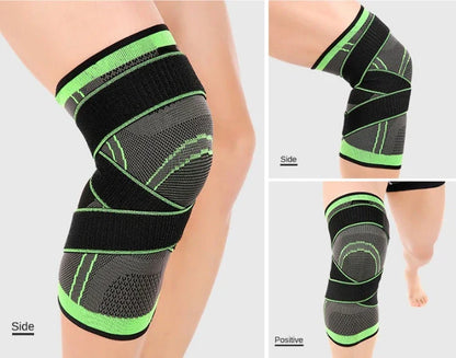 Sports knee brace with adjustable pressure design for active lifestyles