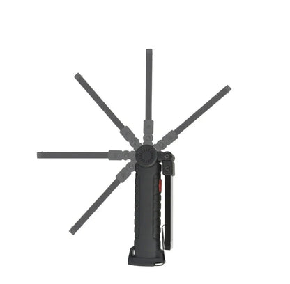 Powerful COB LED Torch with Magnetic Mount and Hanging Hook for Versatile Hands-Free Lighting